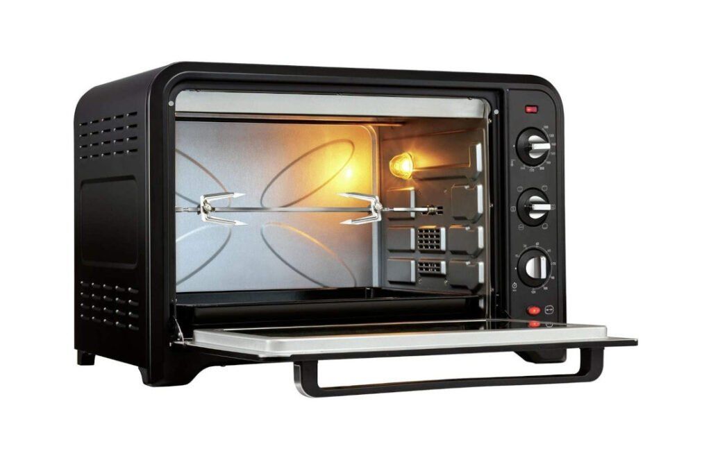 Forno elettrico da tavolo 30L Forno a libera installazione piccolo (forno  grill + forno a convezione), mini forno elettrico, piccolo forno per  panini