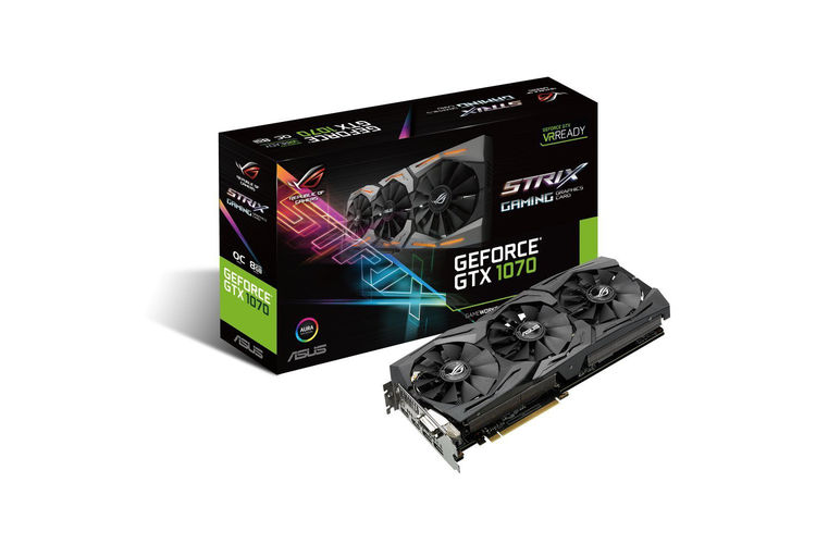 Asus GeForce Rog Strix GTX1070 O8G Gaming
