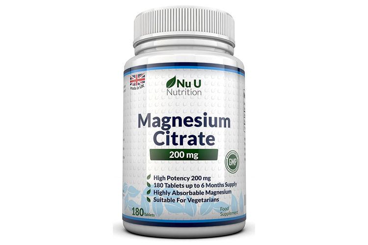 Nu U Nutrition Magnesium Citrate 200 mg