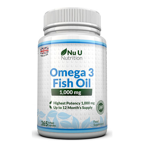 Nu u Nutrition Omega 3 Fish Oil 365 cpr