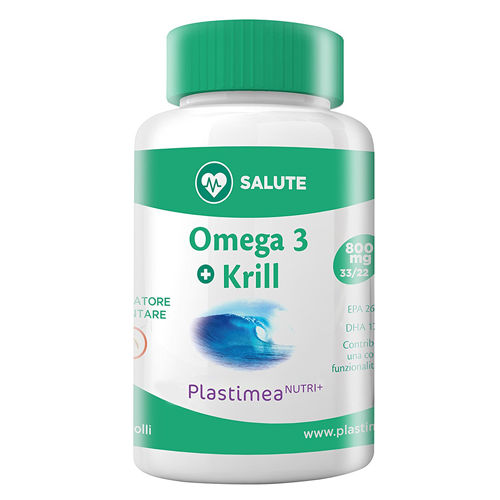 Plastimea Nutri+ Omega 3 + Krill 60 cpr