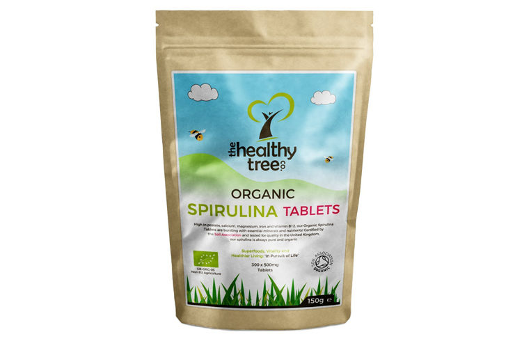 TheHealthy Tree Company Organic Spirulina Tablets 150 g