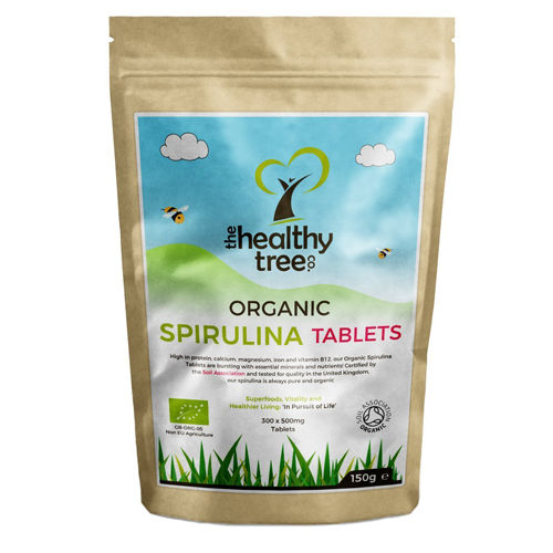 TheHealthy Tree Company Organic Spirulina Tablets 150 g