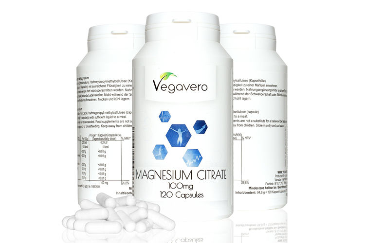 Vegavero Magnesium Citrate 120 cpr