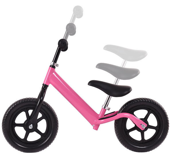 Balance Bike per Bambini Balance Bike per 3-7 Anni Ragazze e Ragazzi 14 Pollici Cyclette Senza Pedali con Telaio in Acciaio al Carbonio Sedile e Manubrio Regolabili 