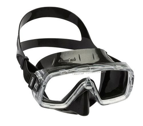 Maschera da Snorkeling 180° Vista Panoramica Anti-Appannamento Anti Fuoriuscita con Cinghie Regolabili per Adulti e Bambini OUSPT Maschera Subacquea 