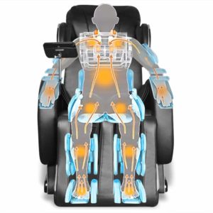 Massage chair for treated areas