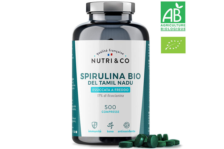 Nutri&Co Spirulina Bio 500 compresse