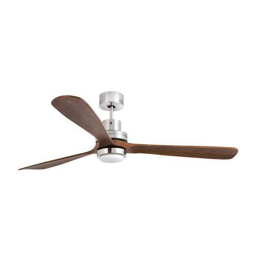 Ventilateur De Plafond Faro Lantau-G LED - Nickel Mat, Diamètre 168 Cm, Télécommande, Pour Pièce >17 M²