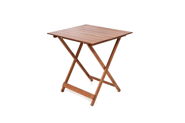 FRASM tavolo in legno naturale 60x80