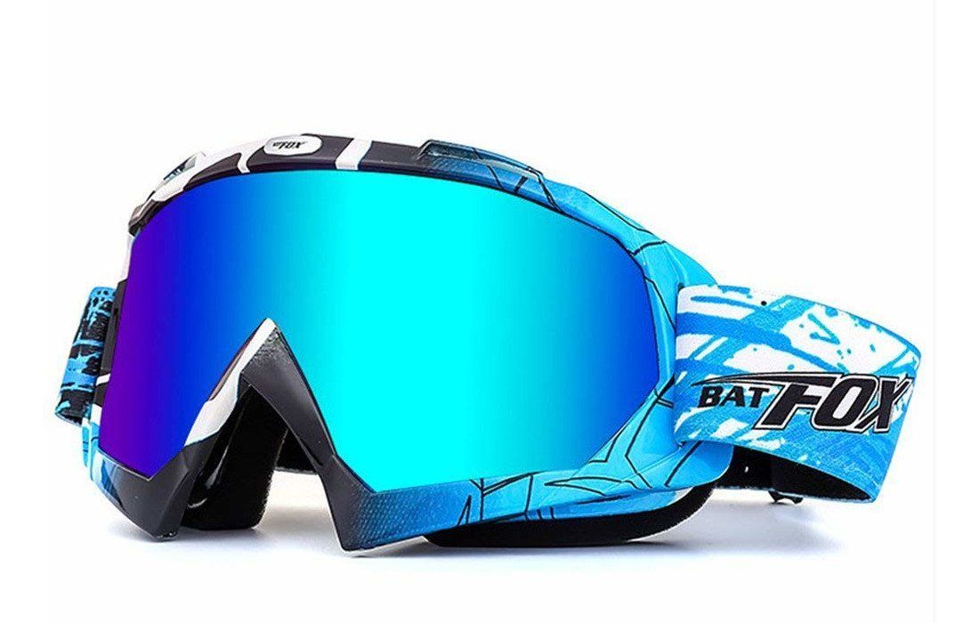 Occhiali da motocross in resina TPU per moto da cross antivento snowboard occhiali da sole per uomo e donna sci protezione UV HoneybeeLY fuoristrada 