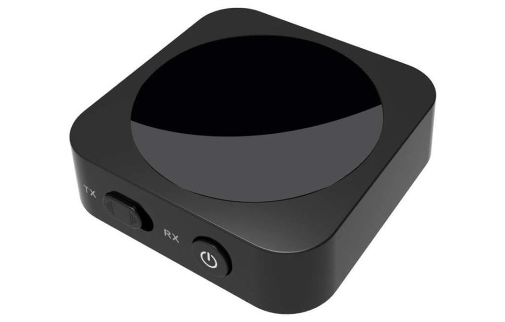 ZIOCOM Trasmettitore Ricevitore Bluetooth per TV, Adattatore Bluetooth con  AptX a Bassa Latenza, Raggio Lungo a 50m, Indicatore LED, Adattatore Audio