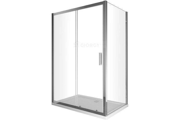 Giorgyshop Box doccia rettangolare con porta scorrevole
