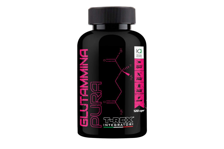 T-REX Integratori Glutammina Pura Kyowa 120 compresse