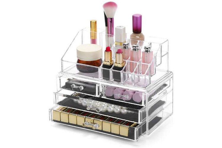 Display4top Organizzatore cosmetici 4 cassetti