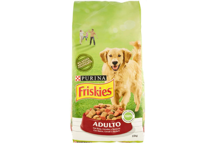 Purina Friskies adulto manzo, cereali e verdure