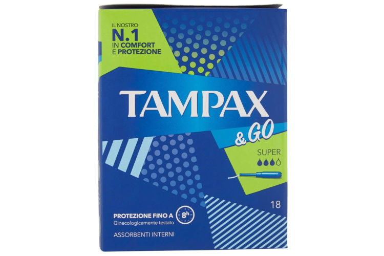 Tampax &Go super
