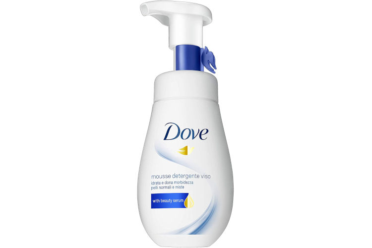 Dove Mousse detergente viso Pelli normali e miste