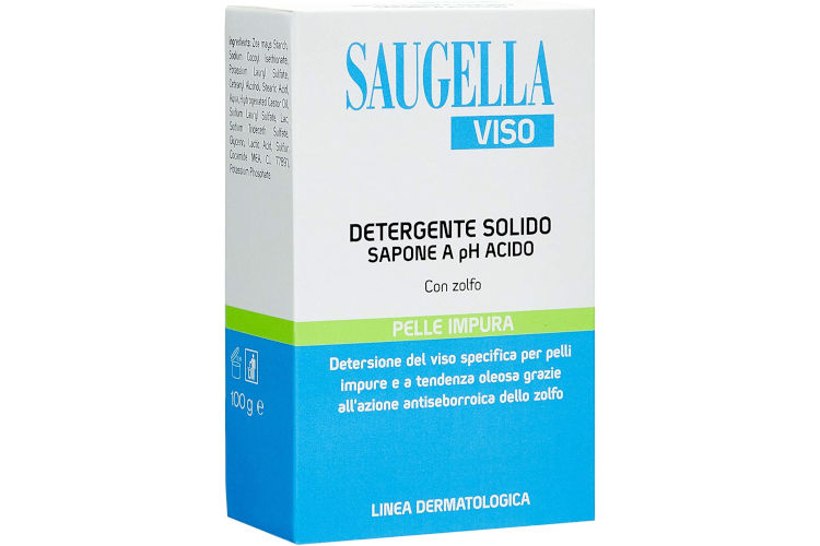 Saugella Viso Detergente con zolfo