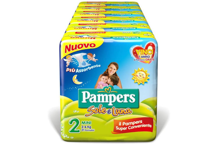 Pampers Sole e Luna mini