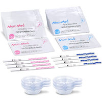 Easy@Home 40 Test Ovulazione + 10 Test Gravidanza + 50 Tazze, Altamente  Preciso, Monitoraggio Attendibile del Ciclo e del Periodo Fertile,  Alimentata