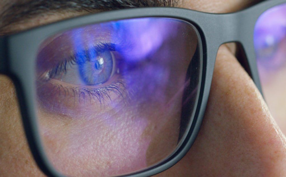 occhiali in metallo occhiali lenti trasparenti per le donne VECIEN Occhiali blu di blocco della luce 