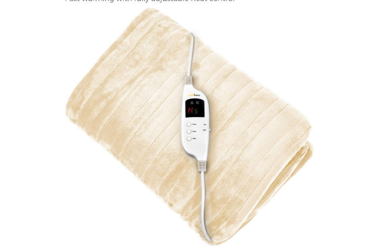 Cosi Home Heated throw cream