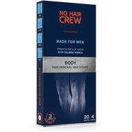 No Hair Crew Strisce depilatorie Made for men
