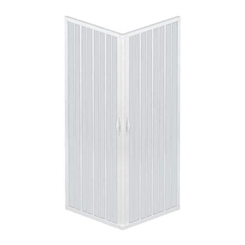 ROLLPLAST PINTO Faltdusche Venere – Weiß, Variabel Von 80 Auf 60 Cm Kürzbar