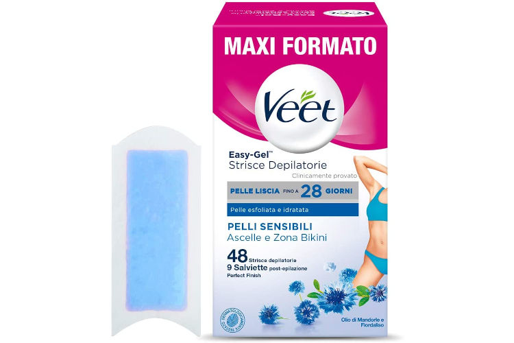 Veet Easy-gel Strisce depilatorie ascelle e bikini