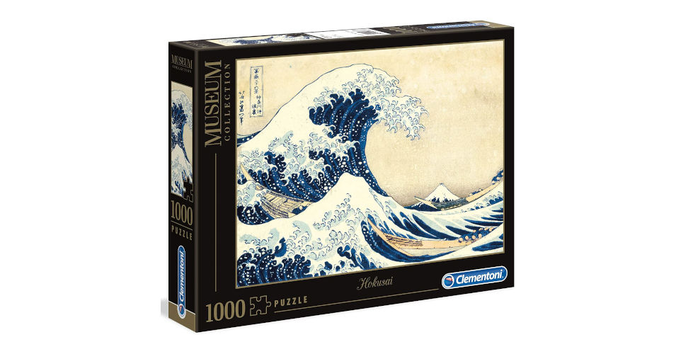 Ravensburger Puzzle 1000 pezzi Art Collection, La grande Onda Kanagawa – Puzzle Adulti +14 anni, 70 x 50 cm, Puzzle per Adulti Arte, Idee Regalo