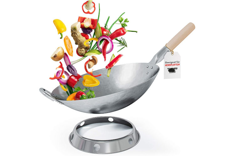 Flavemotion Wok 36cm flat bottom