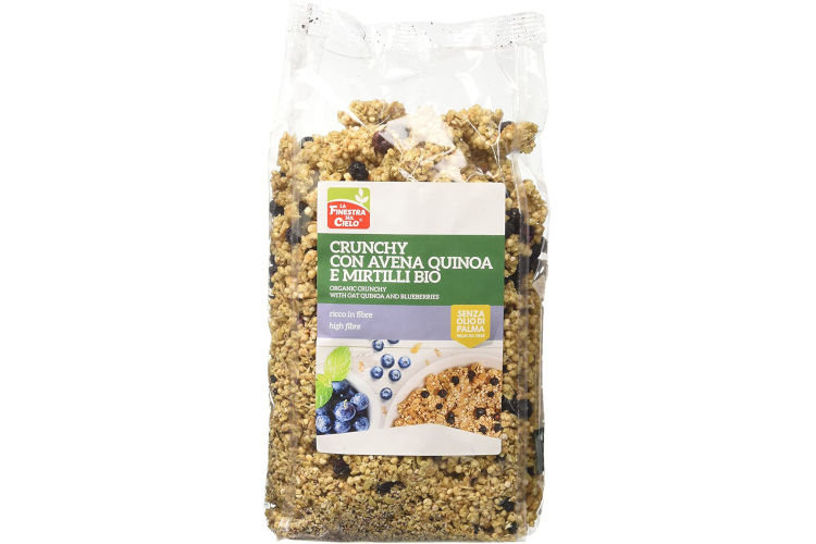 La Finestra sul cielo Crunchy con avena quinoa e mirtilli bio