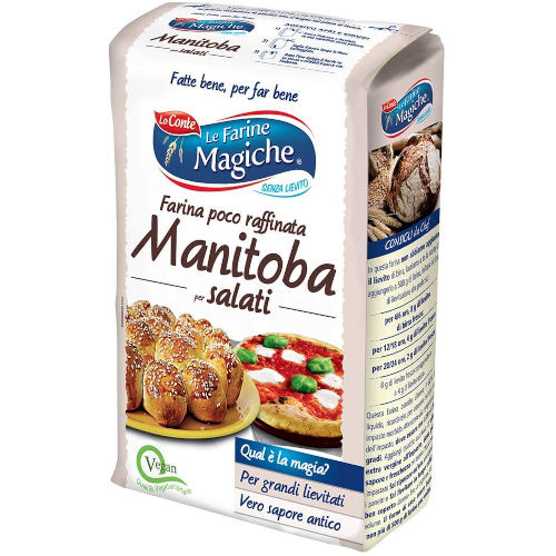Lo Conte Le farine magiche Farina poco raffinata Manitoba per salati