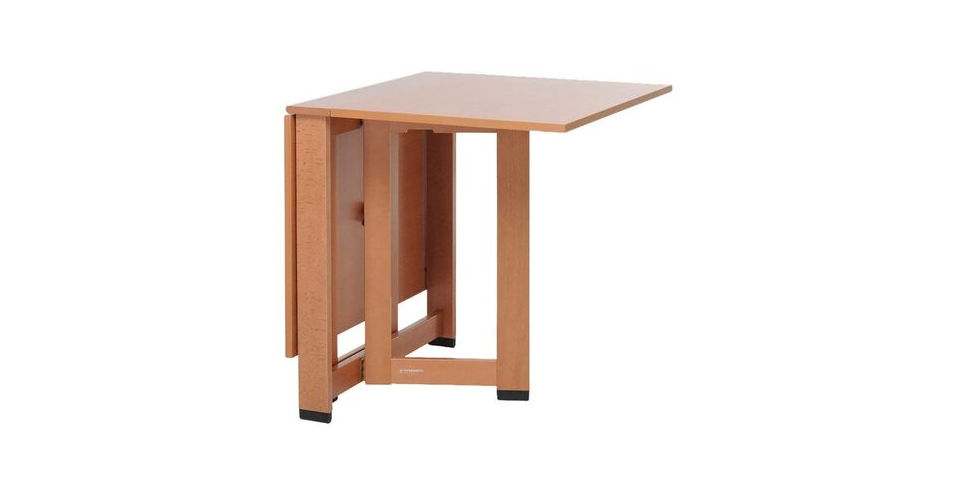 Tavolino da Parete Pieghevole Salvaspazio 60x40x20 cm in MDF