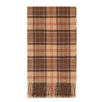 Barbour Muted tartan lambswool scarf