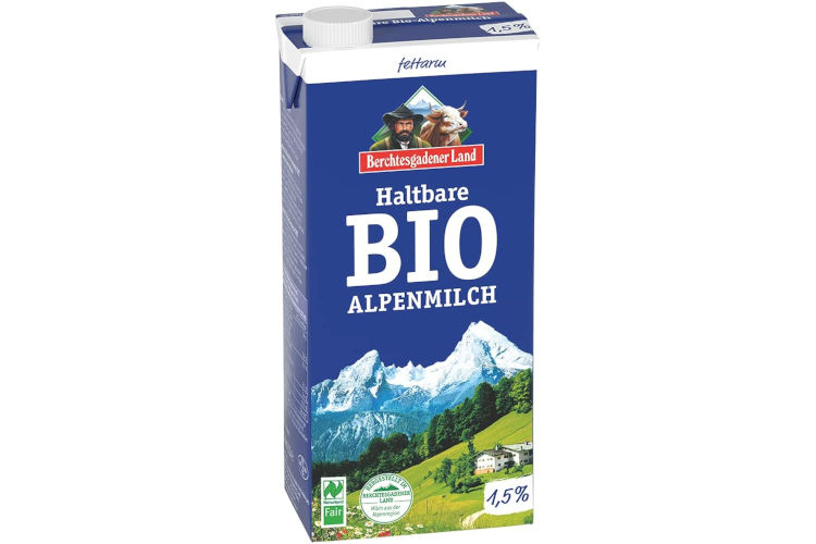 Berchtesgadener Land Latte parzialmente scremato UHT Bio