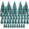 Jenich 50 pezzi alberi di Natale in miniatura