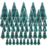 Jenich 50 pezzi alberi di Natale in miniatura