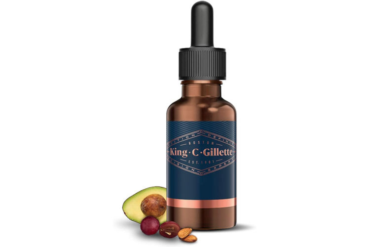 King C Gillette Olio da barba