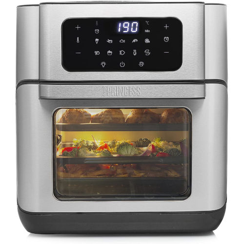 Il miglior più grande forno per friggitrice ad aria da 25 litri per  famiglie e feste, girarrosto 360 opzione rotante per alimenti - AliExpress