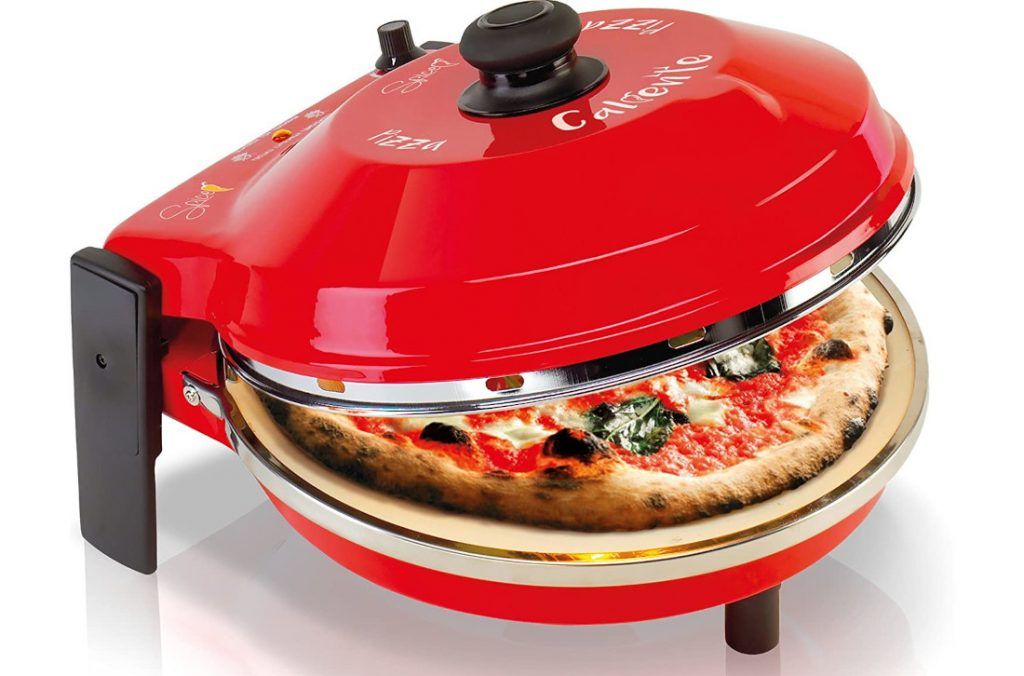 acciaio inox temperatura fino a 300 °C per pizza e pane 2000 W Forno per pizza elettrico a 1 camera per pizza forno refrattario 