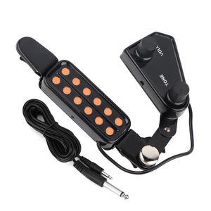 XQxiqi689sy Pickup per chitarra Piezo Trasduttore Contatto Autoadesivo Elettronico per chitarra acustica Pickup squisita per lo strumento