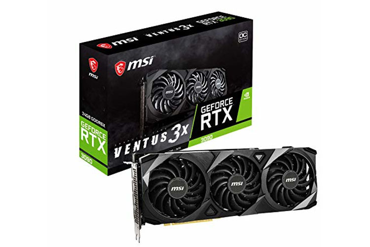 MSI GeForce RTX 3090 VENTUS 3X 24G OC