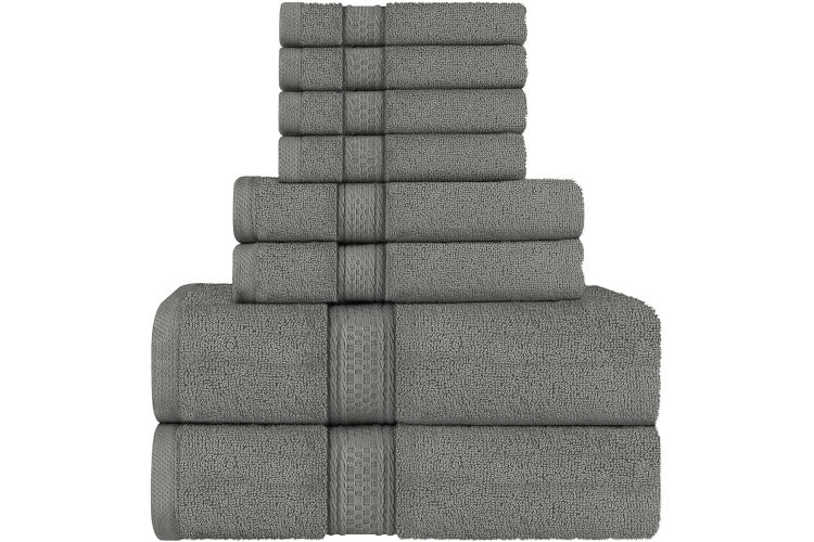 Utopia Towels Set di asciugamani a 8 pezzi
