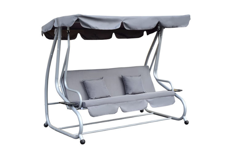 Outsunny Dondolo Letto da Giardino