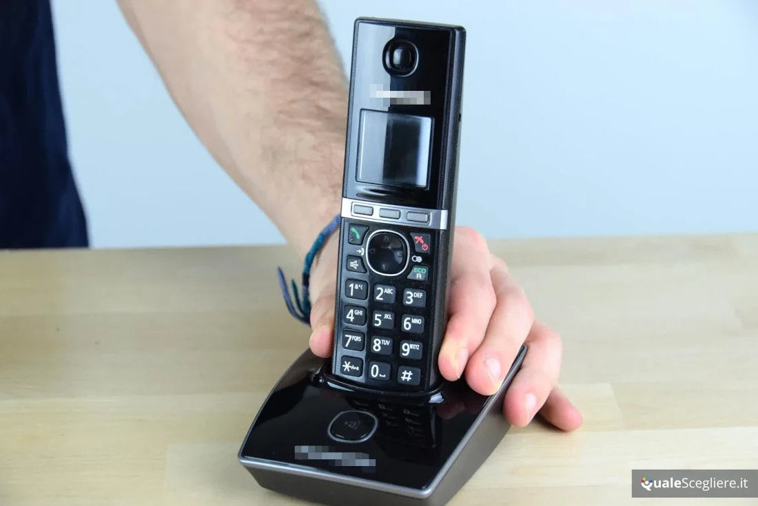 Telefono cordless PANASONIC vivavoce per casa senza filo con tasti