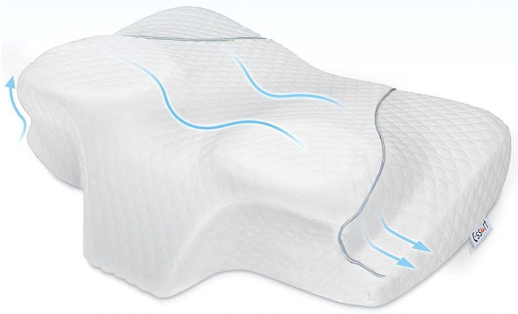 Cuscino super ergonomico, 2023 Nuovo cuscino per la correzione ortopedica  Cuscino per dormire Cuscino per dormire, cuscino per dolore al collo e alle  spalle per tutti i dormienti