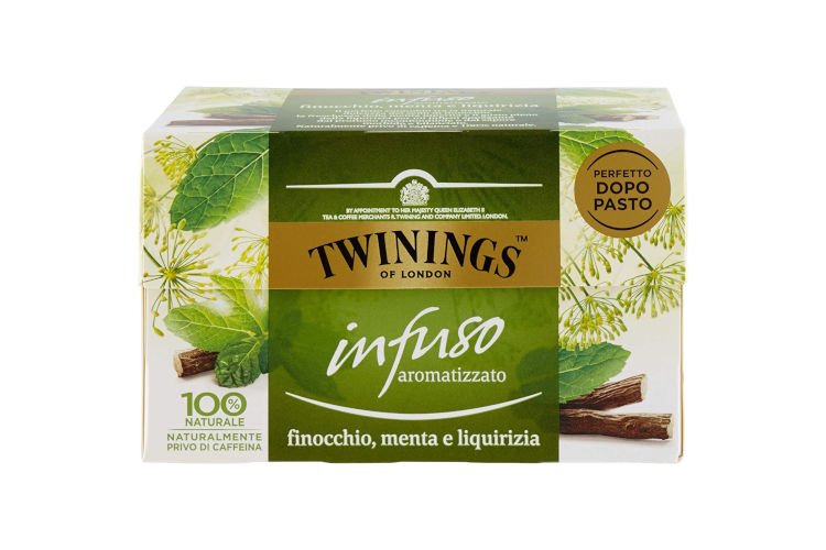 Twinings Infuso aromatizzato finocchio, menta e liquirizia