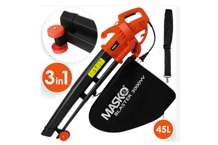 MASKO Aspirafoglie elettrico 3 in 1